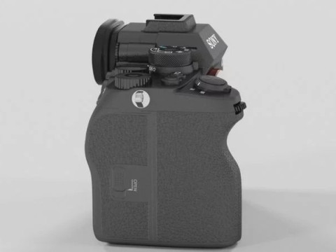 SonyILCE-7RM5FullSizeMirrorlessSLRCamera7RV 3D Model