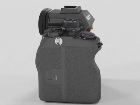 SonyILCE-7RM5FullSizeMirrorlessSLRCamera7RV 3D Model