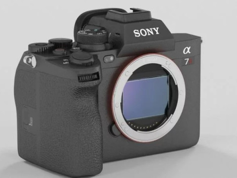 SonyILCE-7RM5FullSizeMirrorlessSLRCamera7RV 3D Model
