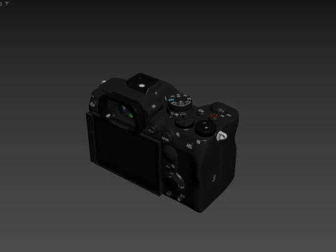SonyILCE-7RM5FullSizeMirrorlessSLRCamera7RV 3D Model