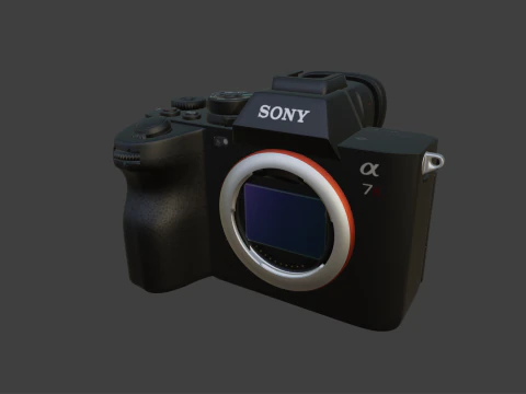 SonyILCE-7RM5FullSizeMirrorlessSLRCamera7RV 3D Model