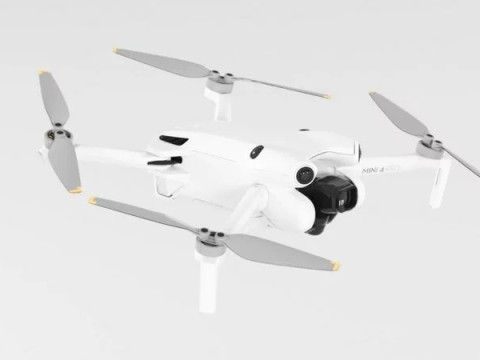 DJI Mini 4 Pro Folding Drone with RC 2 Remote 3D Model