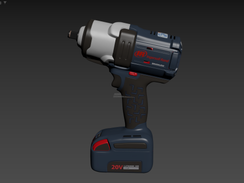 Electric drill Modello 3D