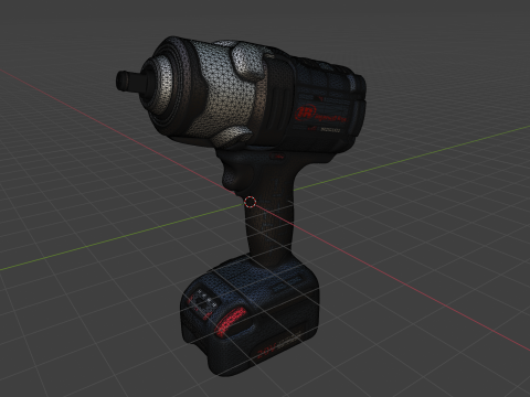 Electric drill Modello 3D