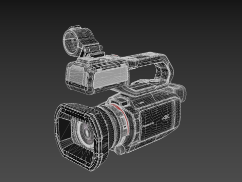 PanasonicAG-CX104K60pProfessionalCamcorder 3D 모델