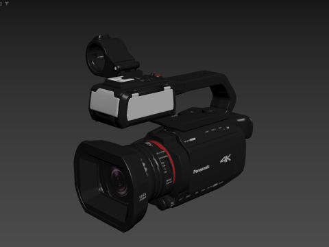 PanasonicAG-CX104K60pProfessionalCamcorder 3D 모델