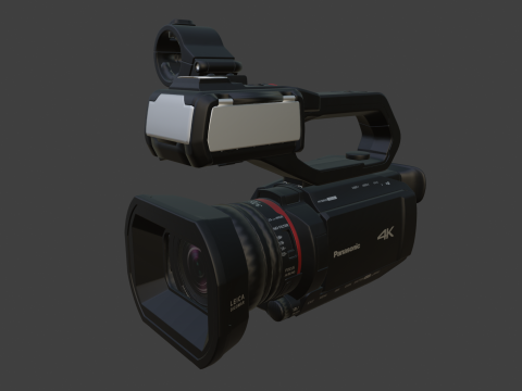 PanasonicAG-CX104K60pProfessionalCamcorder 3D 모델