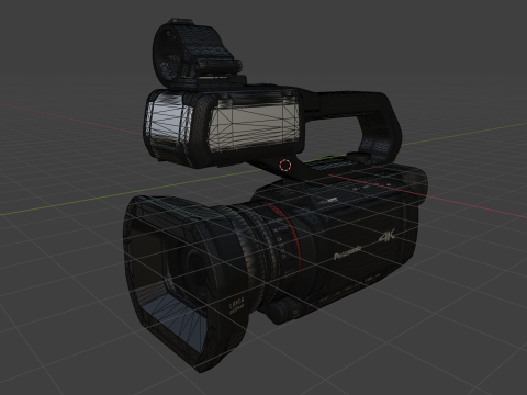 PanasonicAG-CX104K60pProfessionalCamcorder 3D 모델