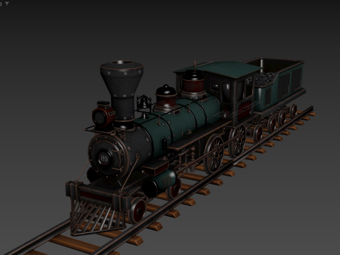 Train Modello 3D