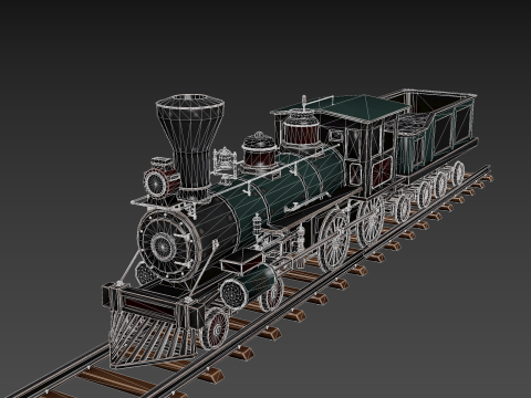 Train Modello 3D