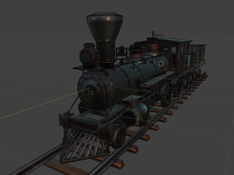 Train Modello 3D