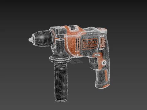 Power Hammer Drill 3D Model