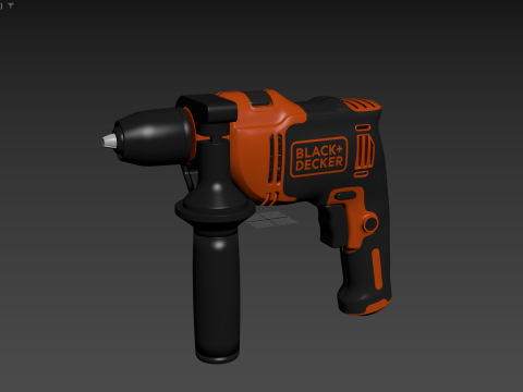 Power Hammer Drill 3D Model