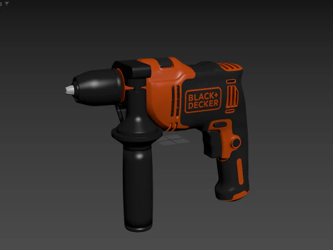 Power Hammer Drill 3D Model