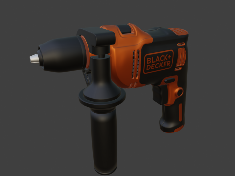 Power Hammer Drill 3D Model