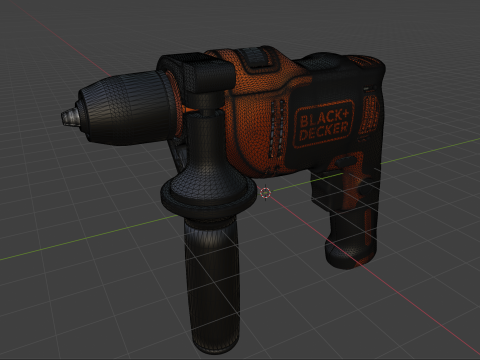 Power Hammer Drill 3D Model