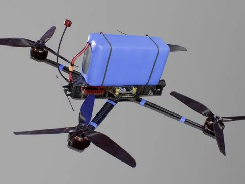 FPV Drone 7 Inches 3D Model