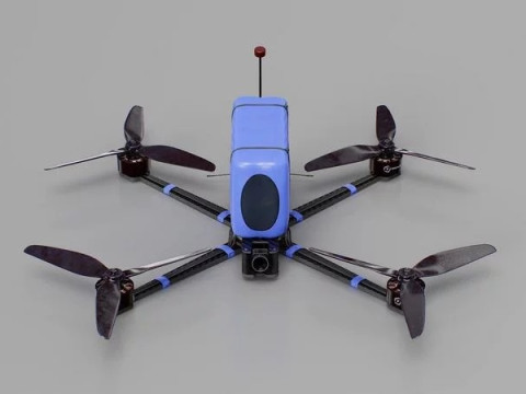 FPV Drone 7 Inches 3D Модель