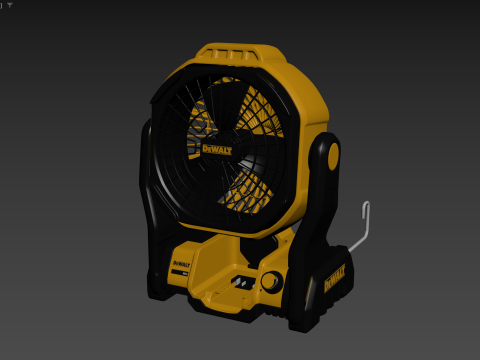 Cordless Fan 3D Model