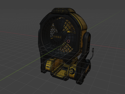 Cordless Fan 3D Model