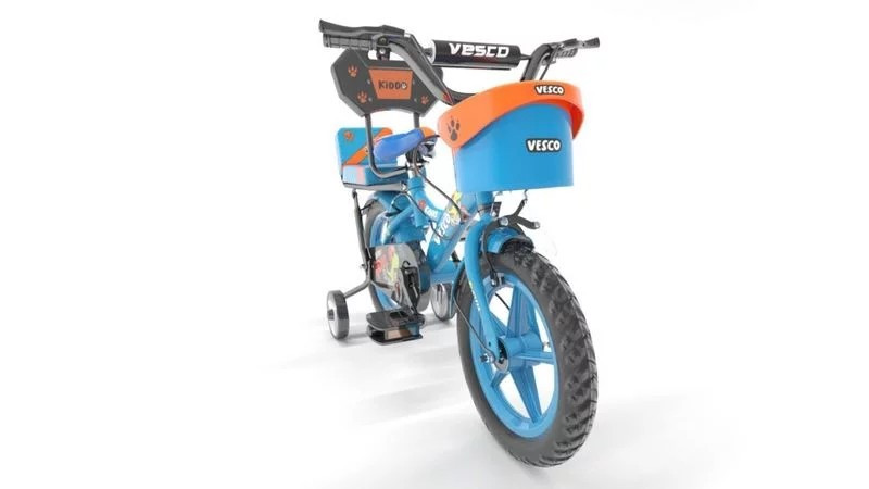 Kids Sports Bicycle 3D Model .c4d .max .obj .3ds .fbx .stl .blend 