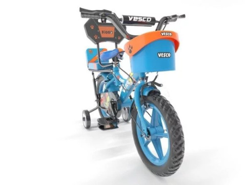 Kids Sports Bicycle 3D Model