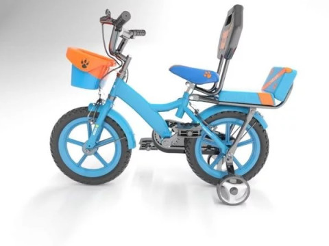 Kids Sports Bicycle 3D Model