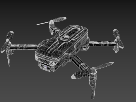 Drone with Camera for Adults Kids 3D Model