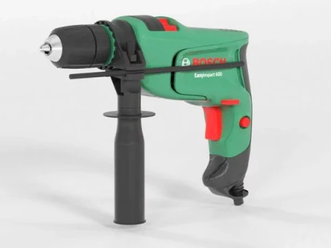 Bosch Electric Hammer Drill 3D Model