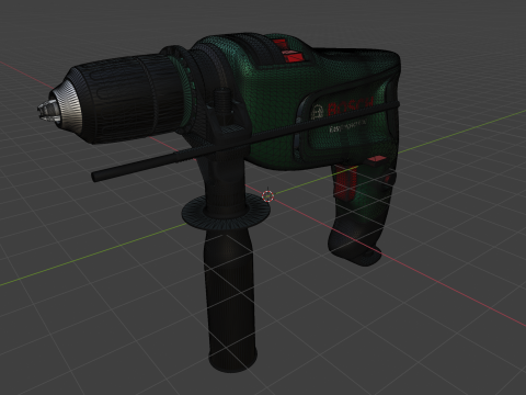 Bosch Electric Hammer Drill Modelo 3D