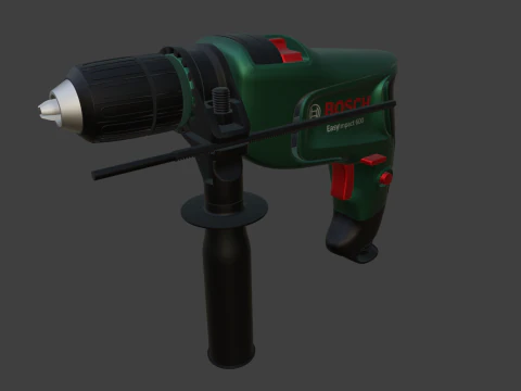 Bosch Electric Hammer Drill 3D Model