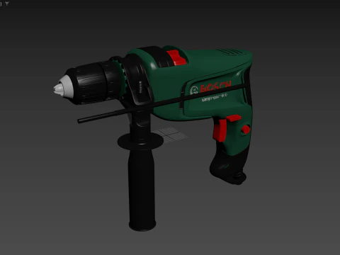 Bosch Electric Hammer Drill 3D Model