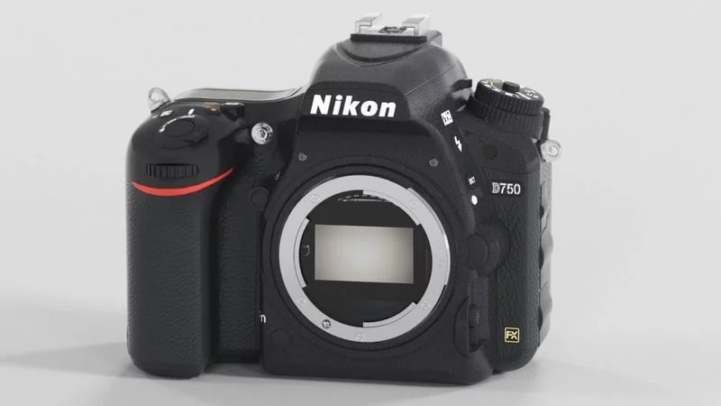 NikonDSLRCameraD750 Modelo 3D .c4d .max .obj .3ds .fbx .stl .blend