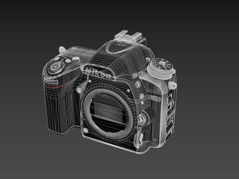 NikonDSLRCameraD750 3D Model