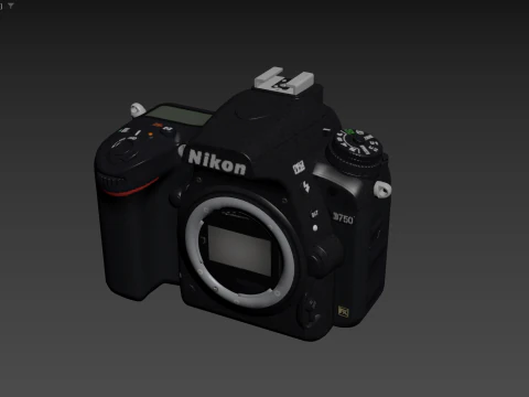 NikonDSLRCameraD750 3D Model
