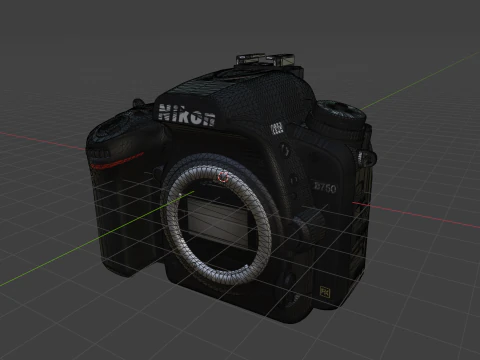 NikonDSLRCameraD750 3D Model
