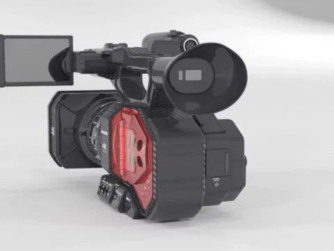 Panasonic AG-DVX200 4K Handheld Camcorder Electronics 3D Model