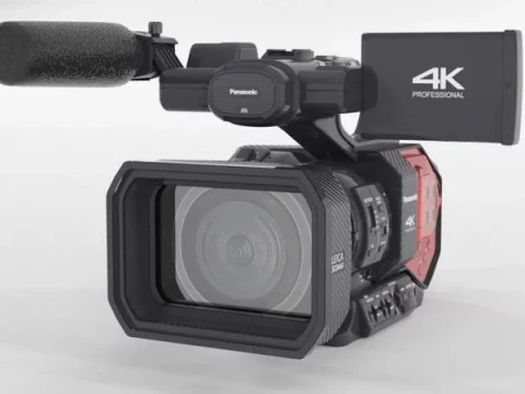 Panasonic AG-DVX200 4K Handheld Camcorder Electronics 3D Model