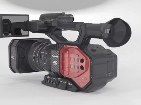 Panasonic AG-DVX200 4K Handheld Camcorder Electronics 3D Model