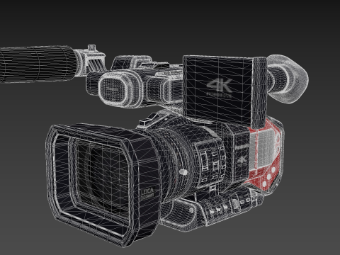 Panasonic AG-DVX200 4K Handheld Camcorder Electronics 3D Modell