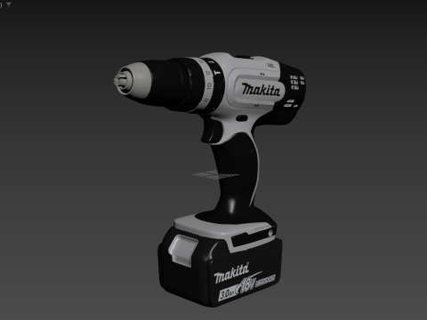 Hammer Drill 3D Модель