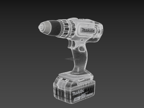 Hammer Drill 3D Модель