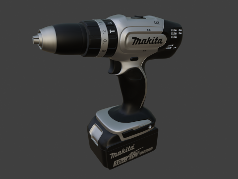 Hammer Drill 3D Модель