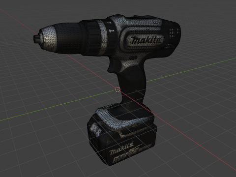 Hammer Drill 3D Модель