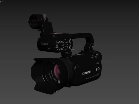 CanonXA10ProfessionalCamcorder 3D Model
