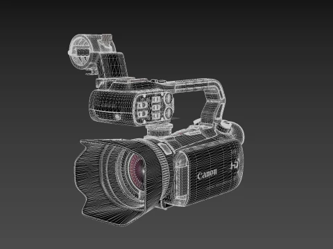 CanonXA10ProfessionalCamcorder 3D Model