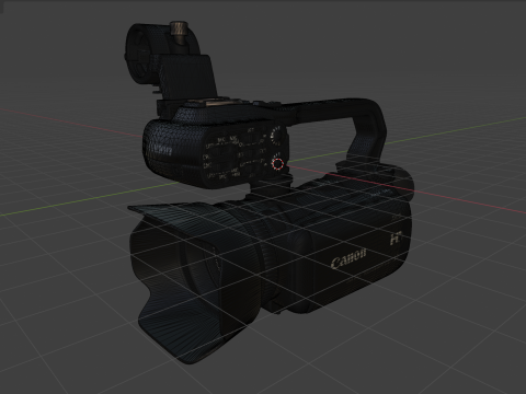 CanonXA10ProfessionalCamcorder Modèle 3D