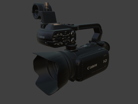 CanonXA10ProfessionalCamcorder Modèle 3D