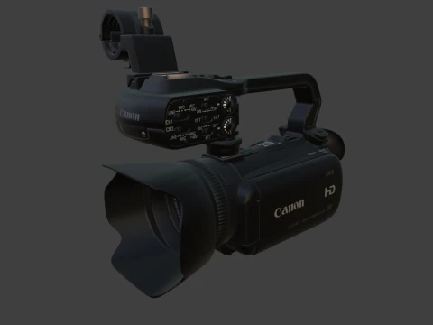 CanonXA10ProfessionalCamcorder 3D Model