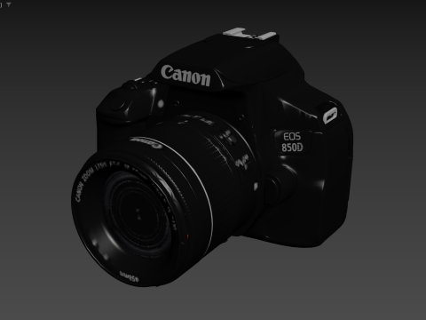 Canon EOS 850D 24 1 Digital SLR Camera 3D Modell